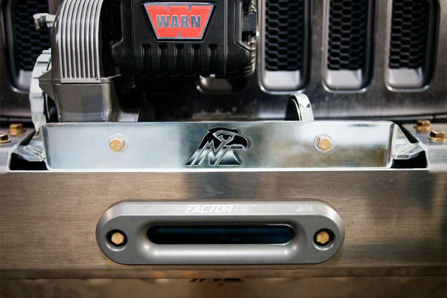 Next Venture Motorsports 8274 Aluminum Adventure Front Bumper w/ 11in Stinger - Bare
