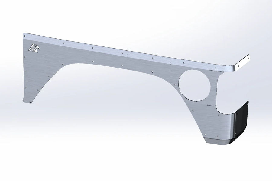 Next Venture Motorsports Rear Aluminum Corner Armor Pair - Bare