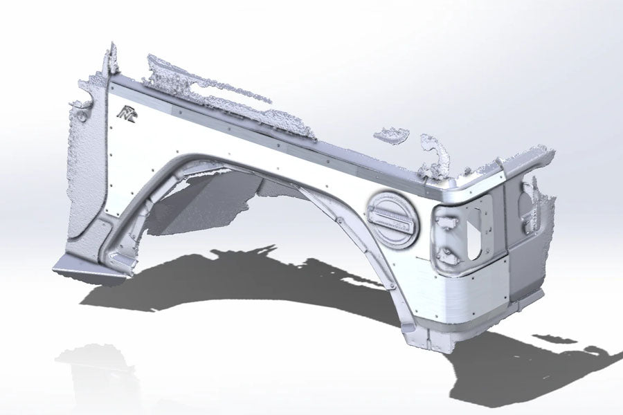 Next Venture Motorsports Rear Aluminum Corner Armor Pair - Bare