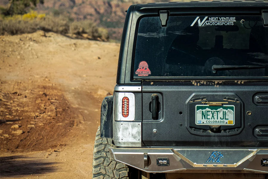 Next Venture Motorsports Rear Aluminum Corner Armor Pair - Bare