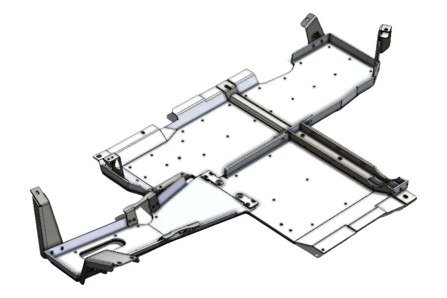 Next Venture Motorsports Aluminum Belly Skid w/ UHMW
