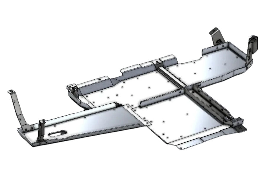 Next Venture Motorsports Aluminum Belly Skid - Bare