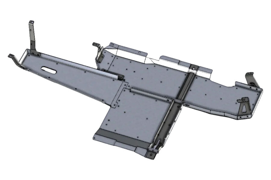 Next Venture Motorsports Aluminum Belly Skid w/ UHMW
