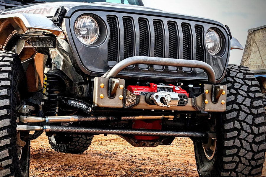 Next Venture Motorsports Ultimate Clearance 3in Frame Chop Front Bumper w/ LED Mount & 5in Stinger