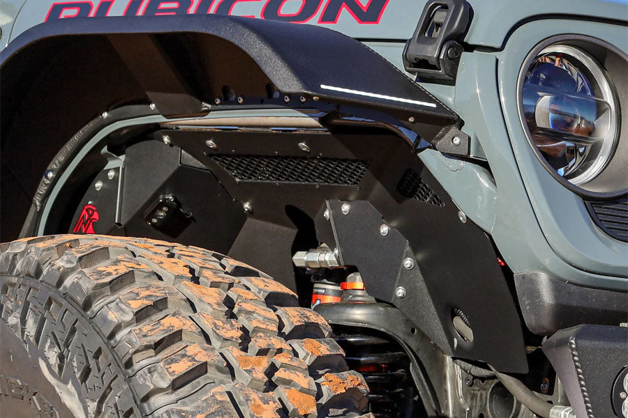 Next Venture Motorsports Aluminum Front Inner Fender Liners - Bare