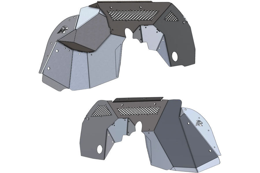 Next Venture Motorsports Aluminum Front Inner Fender Liners - Bare