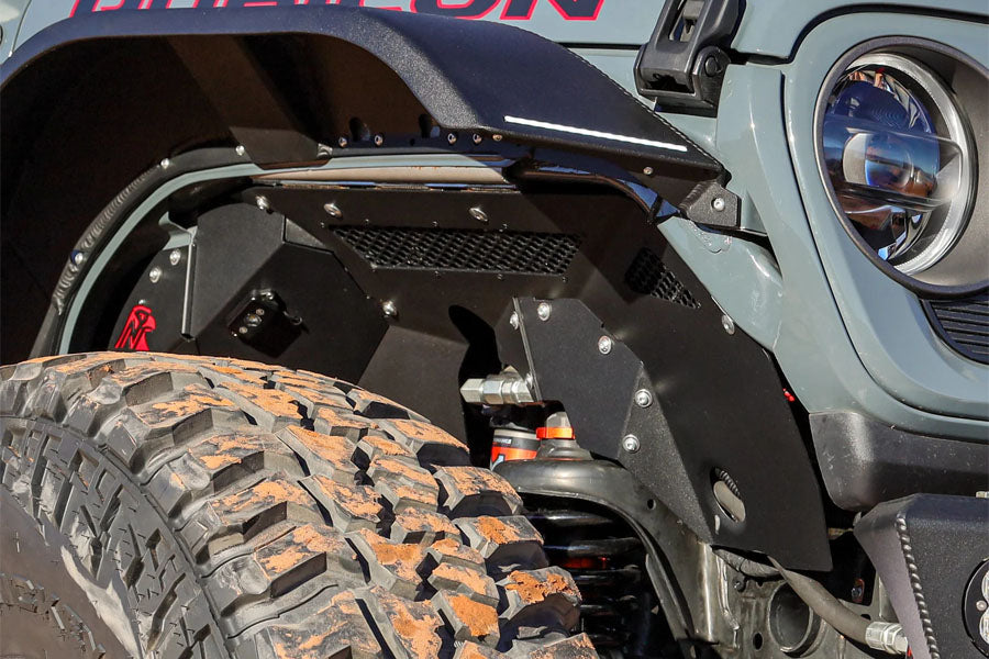 Next Venture Motorsports Aluminum Front Inner Fender Liners - Bare