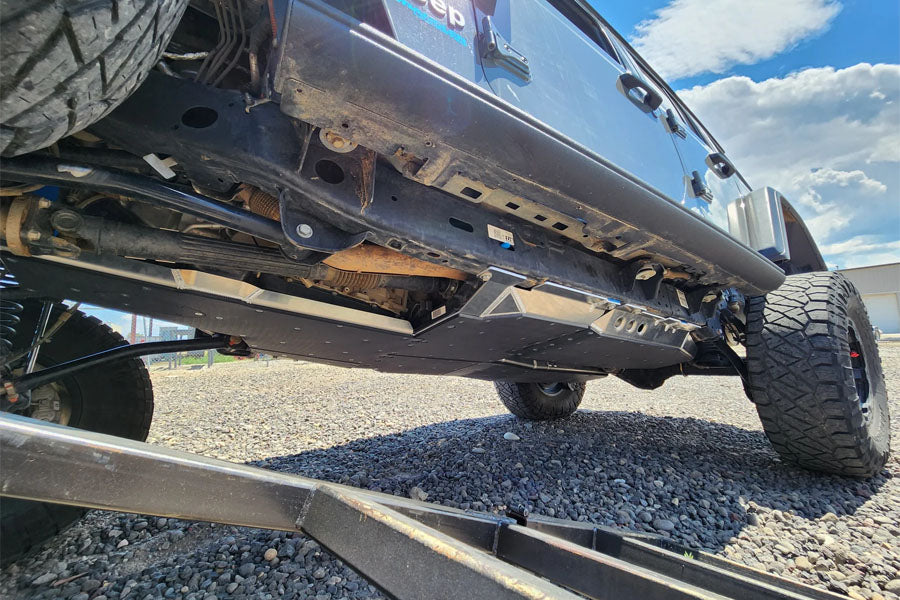 Next Venture Motorsports Aluminum Belly Skids - UHMW
