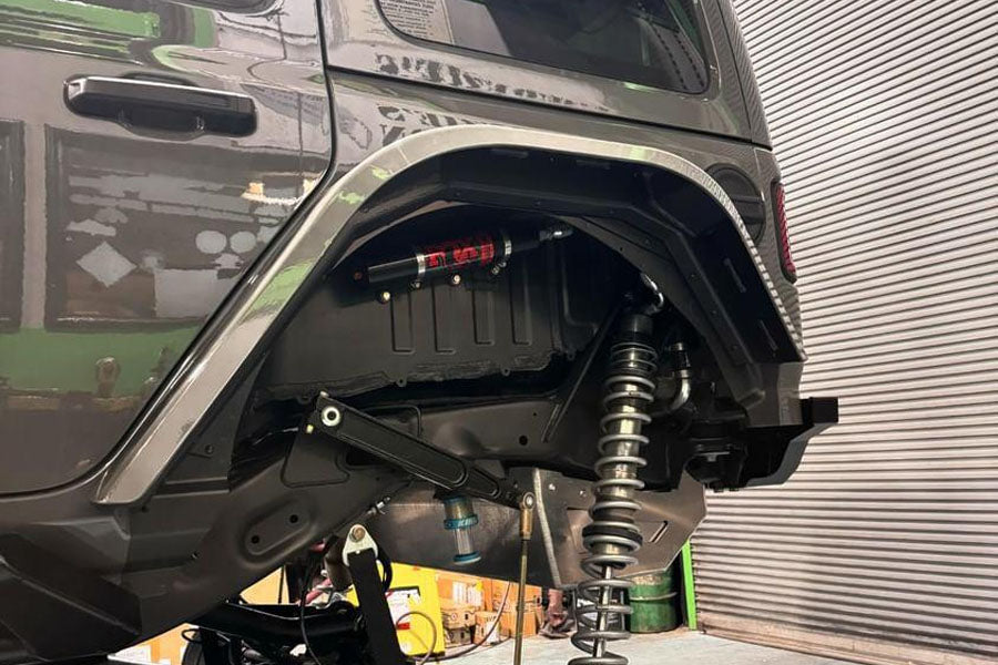 Next Venture Motorsports Aluminum High Line Rear Fender Flares - Mount w/o Corner Armor
