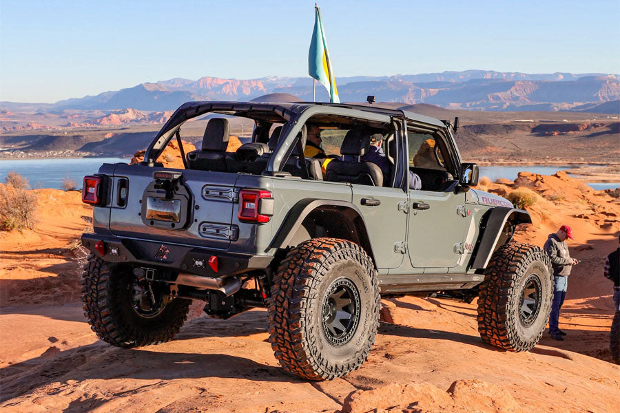 Next Venture Motorsports Aluminum High Line Rear Fender Flares - Mount w/o Corner Armor