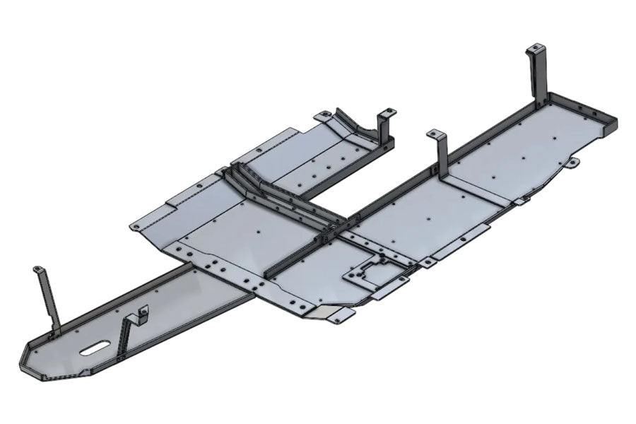 Next Venture Motorsports Aluminum Belly Skid - UHMW