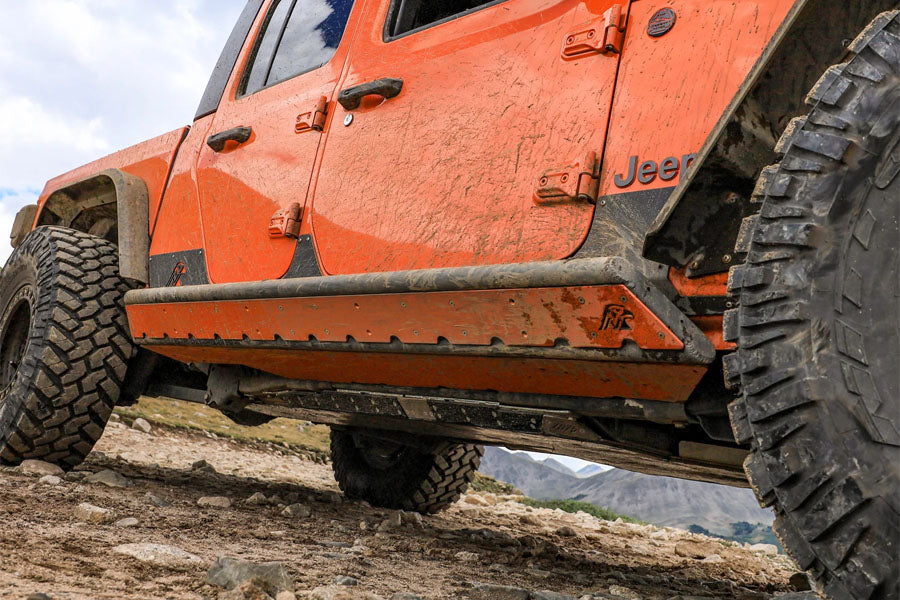 Next Venture Motorsports Trailbreaker Series Rock Sliders, Frame Mounted - 7075 Boatside