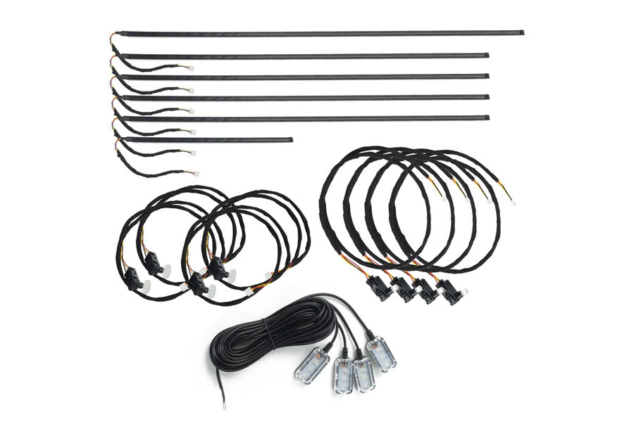 Oracle Dynamic ColorSHIFT 18-Piece Universal LED Interior Kit XL - Bluetooth Multi-Zone Lighting