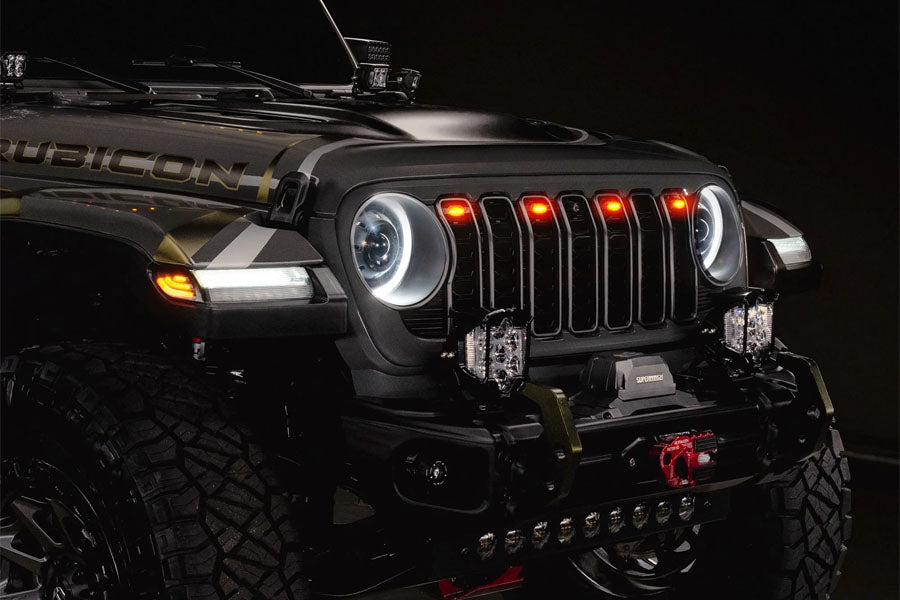 Oracle Pre-Runner Style LED Grill Light Kit - Amber w/ Tinted Lens