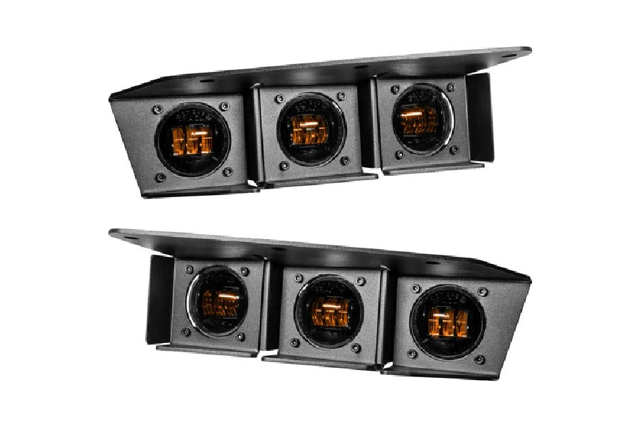 Oracle Triple LED Fog Light Kit for Steel Bumper - Amber