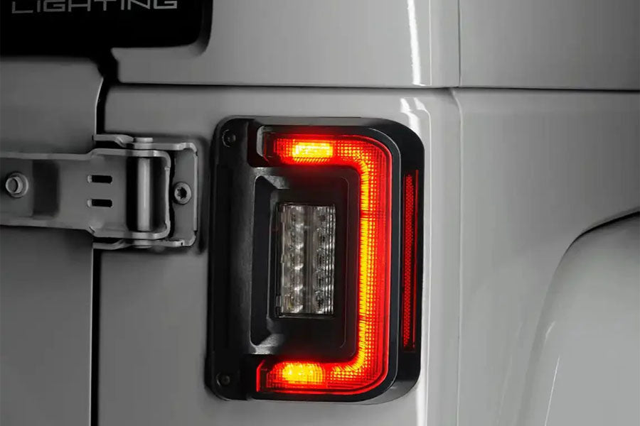 Oracle V2 Flush Mount LED Tail Lights  - Standard Red