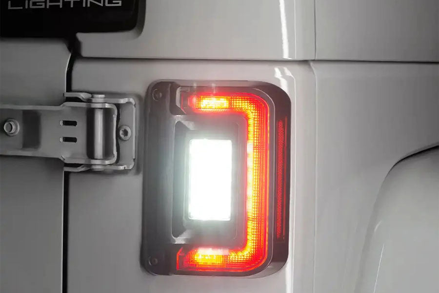 Oracle V2 Flush Mount LED Tail Lights  - Standard Red