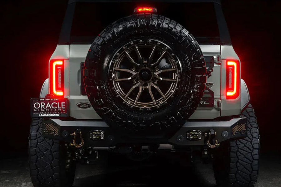 Oracle V2 Flush Mount LED Tail Lights w/ Standard Red Lens - Factory Halogen Tail Lights