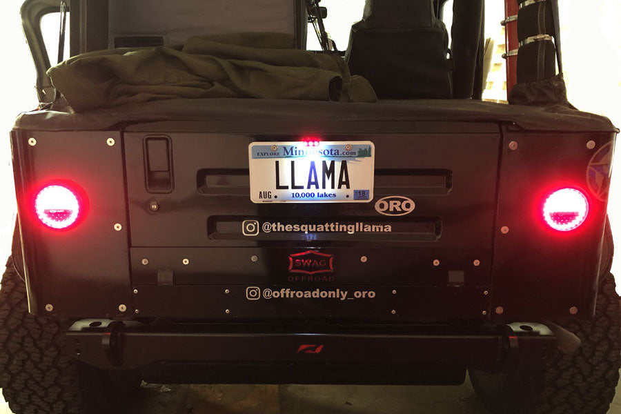Off Road Only License Plate LED Light w/ 1ft Harness LitePLATE