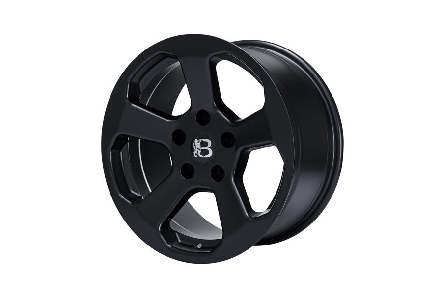 Bawarrion BON’Z 17x8.5 5x5 10mm Wheel - Matte Black w/ Chrome Logo