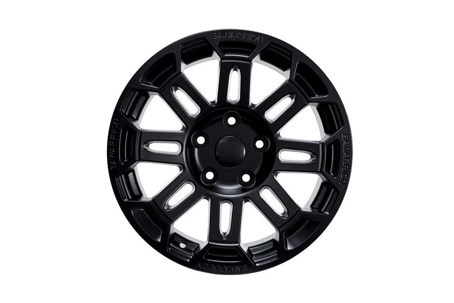 Bawarrion BUiL'T 17x8.5 5x5 18mm Wheel - Matte Black w/ Matte Black Logo