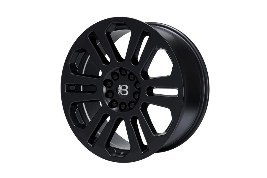 Bawarrion ATRAX 10-BOLT 20x8.5 5x5/5x5.5 18mm Wheel - Matte Black w/ Chrome Logo