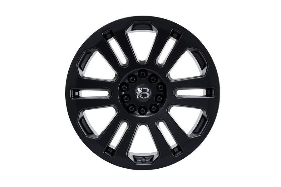 Bawarrion ATRAX 10-BOLT 20x8.5 5x5/5x5.5 18mm Wheel - Matte Black w/ Chrome Logo