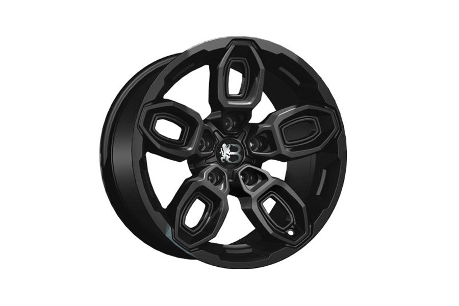 Bawarrion Bee 17x9 5x5 4mm Wheel - Matte Black w/ Chrome Logo