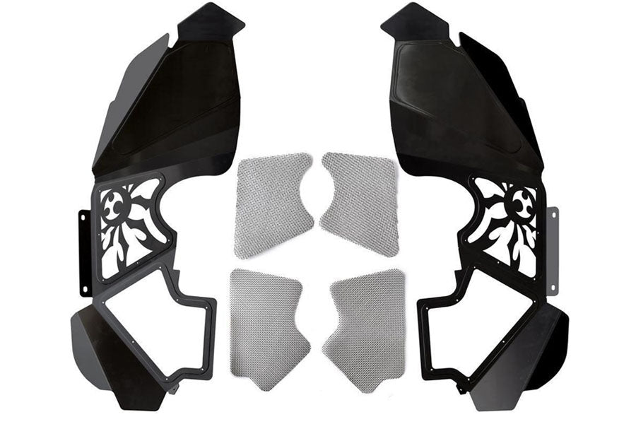Poison Spyder Front Vented Inner Fenders - Black