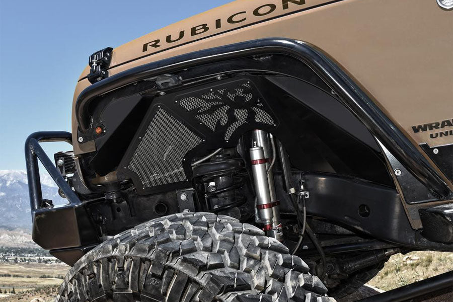 Poison Spyder Front Vented Inner Fenders - Black