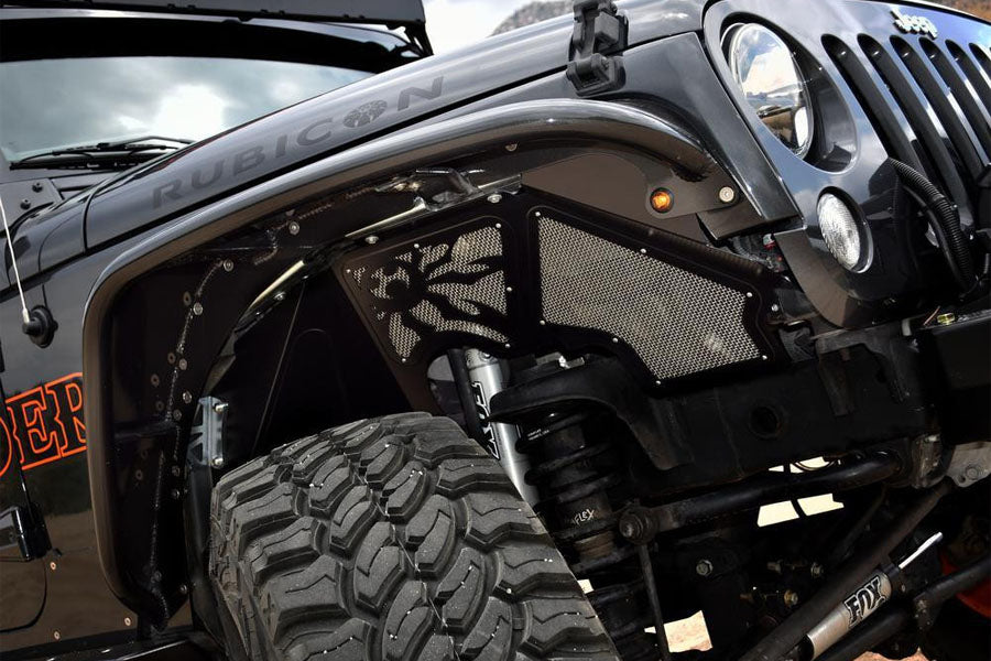 Poison Spyder Front Vented Inner Fenders - Black