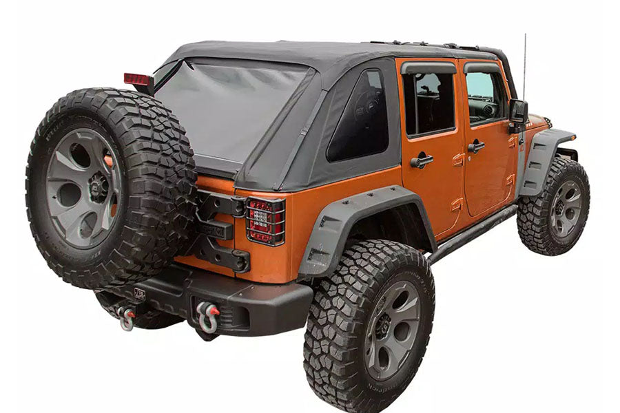 Rugged Ridge Bowless Soft Top, Black Diamond