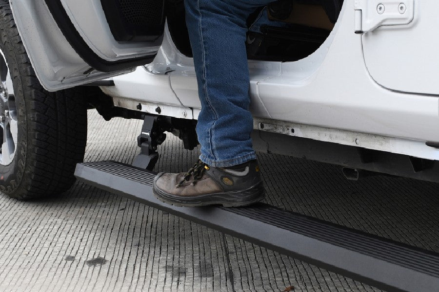 Go Rhino E-Board E1 Electric Running Board Kit - Textured Black Finish