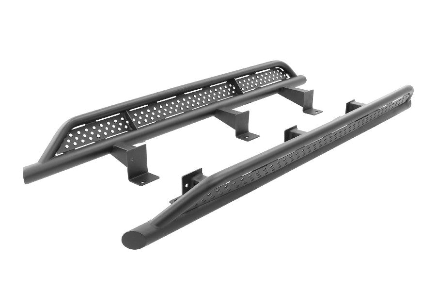 Go Rhino Dominator Frame Mounted Rock Sliders, Black Powder Coat