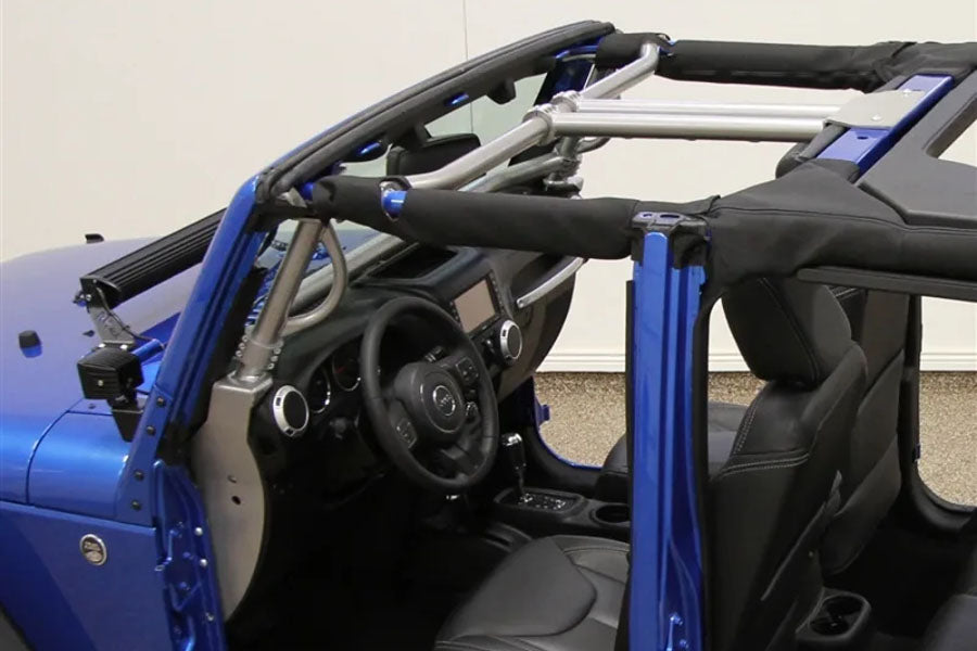Rock Hard 4x4 Front Bolt-In Ultimate Sports Cage - Bare