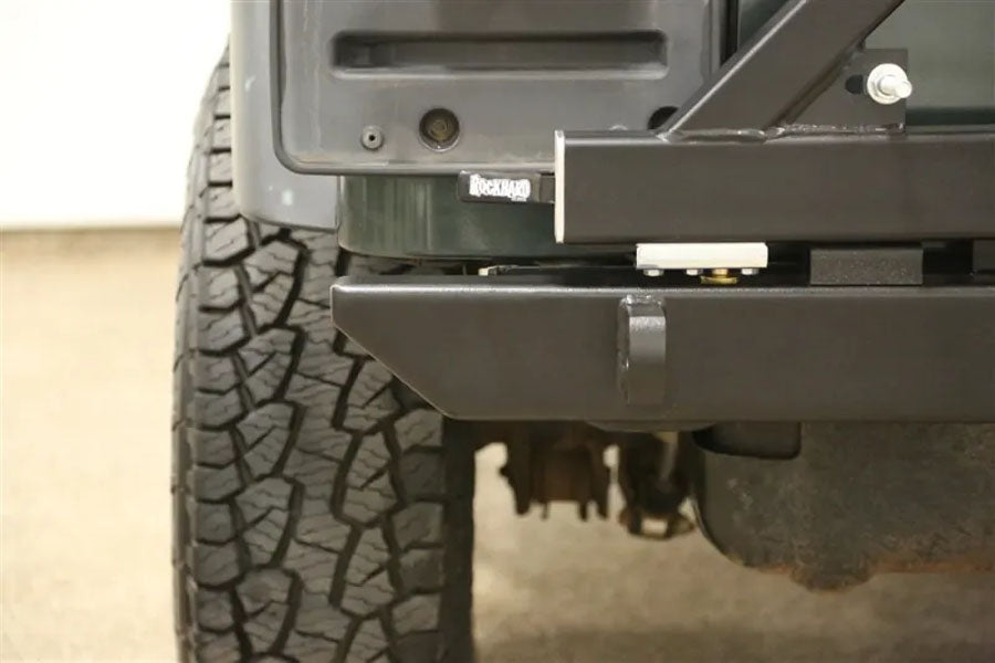 Rock Hard 4x4 Patriot Series Rear Bumper w/ Tire Carrier - Black
