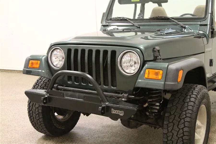Rock Hard 4x4 Narrow-Width Legendary Front Bumper w/ Straight Up Hoop