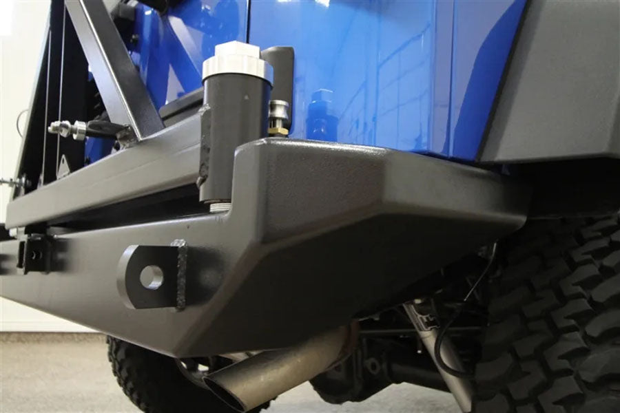 Rock Hard 4x4 Patriot Series Rear Bumper w/ Tire Carrier - Black