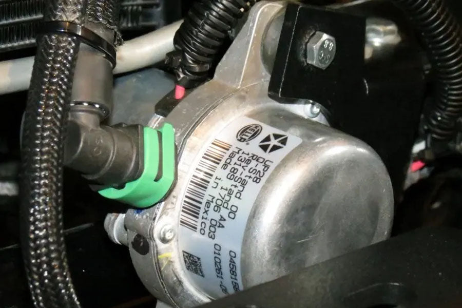 Rock Hard 4x4 Vacuum Pump Relocation Kit