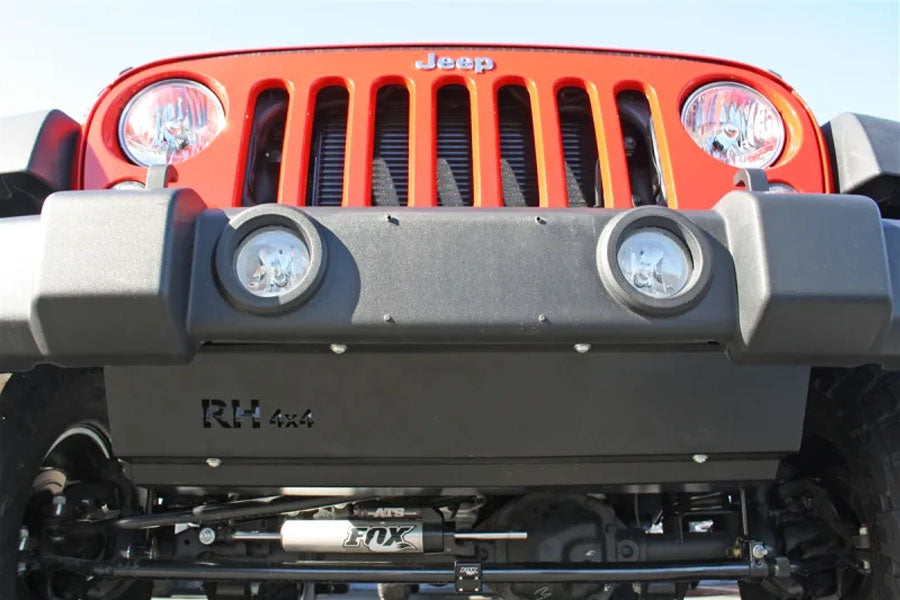 Rock Hard 4x4 Front Bumper Skid Plate for Plastic