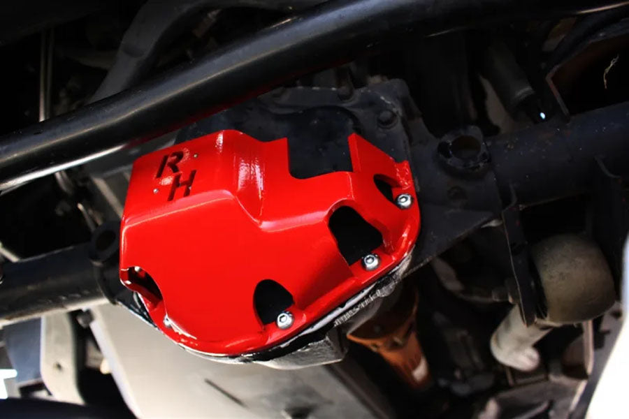 Rock Hard 4x4 HardHat Dana 44 Front/Rear Differential Cover - Red