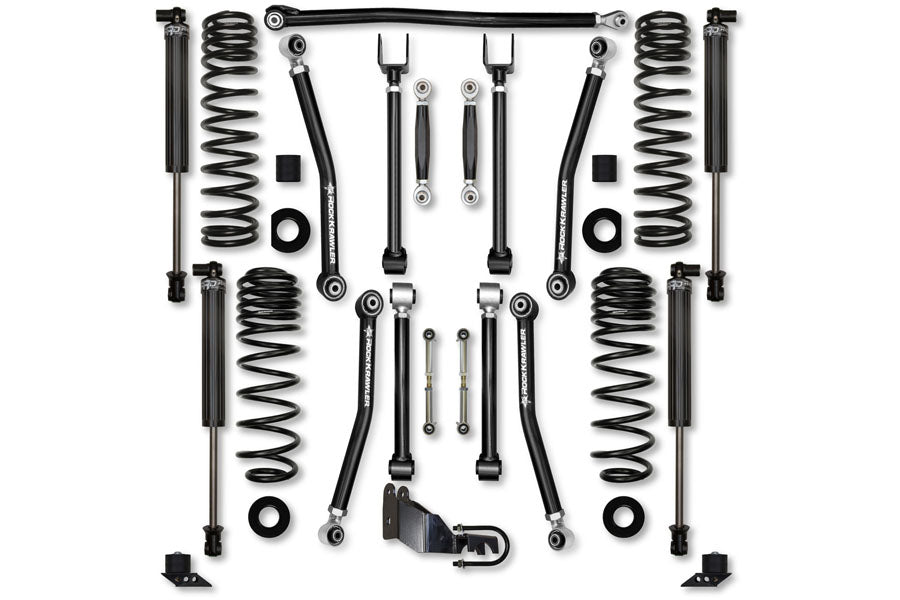 Rock Krawler 2.5in Adventure X No Limits Mid Arm Lift Kit - Stage 1 w/ RRD Shocks