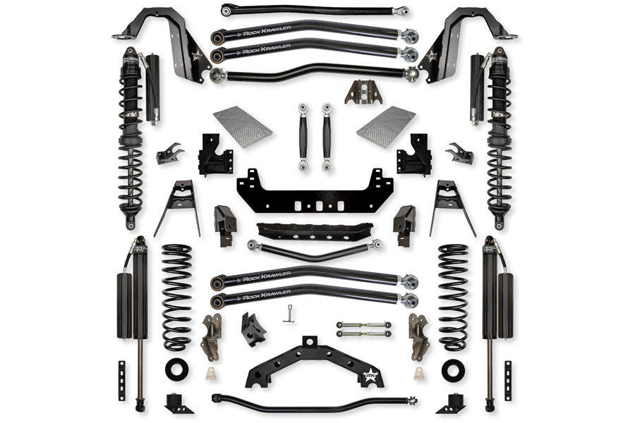 Rock Krawler 3.5in X-Factor X2 Coilover 'No Limits' Lift Kit - Comp System Stage 1