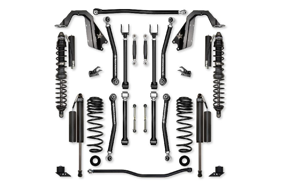 Rock Krawler 4.5in Adventure-X Coilover 'No Limits' Mid-Arm Lift Kit - Stage 1