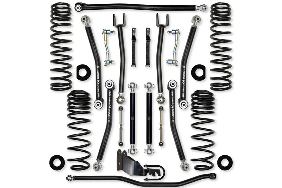 Rock Krawler 4.5in X-Factor Coilover Mid-Arm Lift Kit - Comp System Stage 1