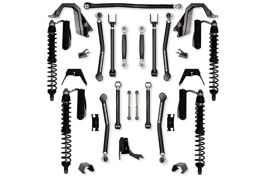 Rock Krawler 3in Adventure-X Coilover 'No-Limits' Mid-Arm Suspension System - Trail Runner Stage 2