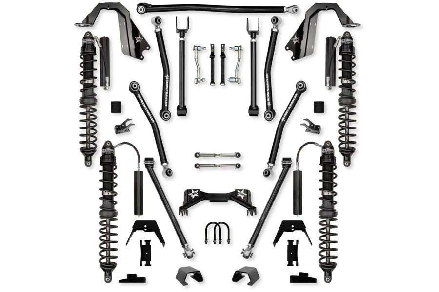 Rock Krawler 3in Adventure-X PRO Coilover Mid-Arm Suspension System - Trail Runner Stage 1