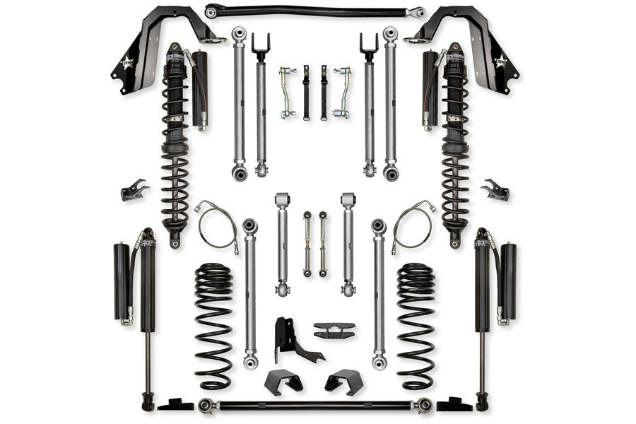 Rock Krawler 4.5in X-Factor PRO Coilover Lift Kit - Comp System Stage 1