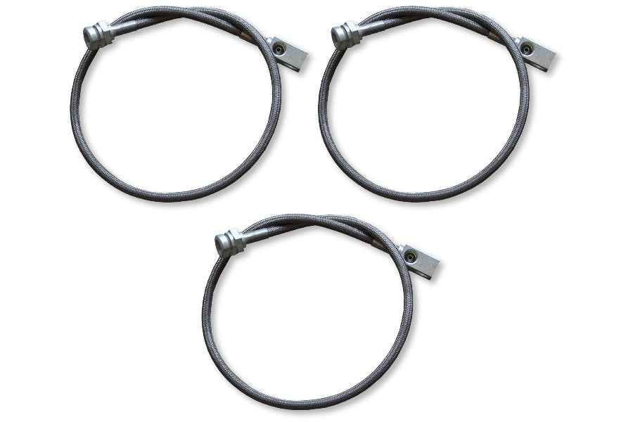 Rock Krawler Long Travel Brake Line Kit - Stainless Steel