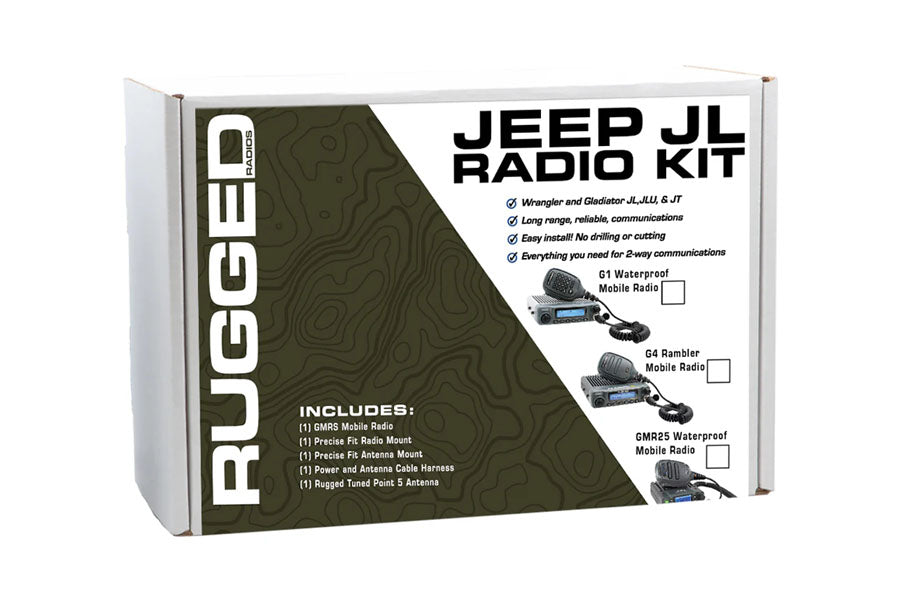 Rugged Radios GMRS Mobile Radio Kit - GMR25 Waterproof